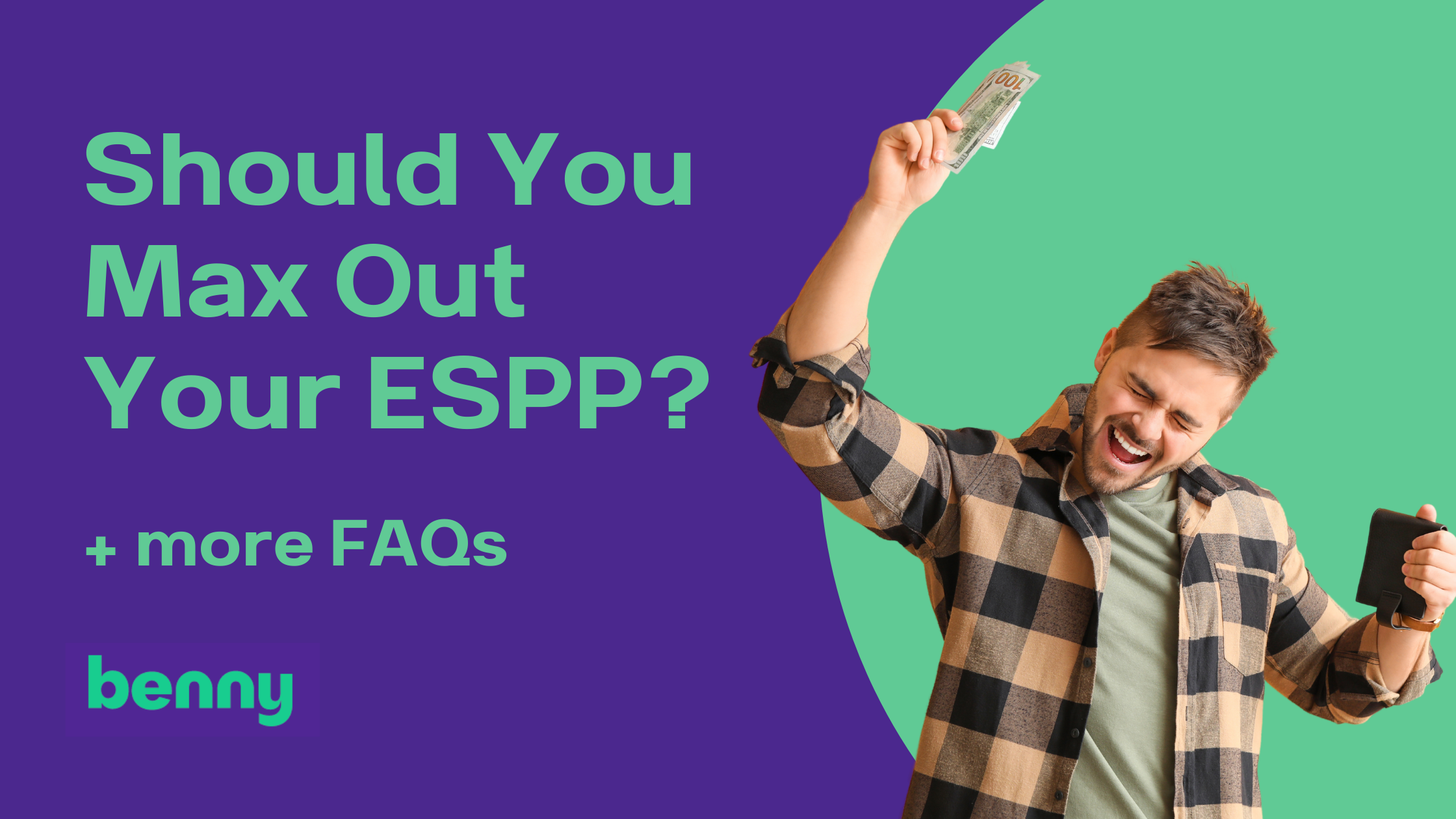 Text asking, should you max out your ESPP?
